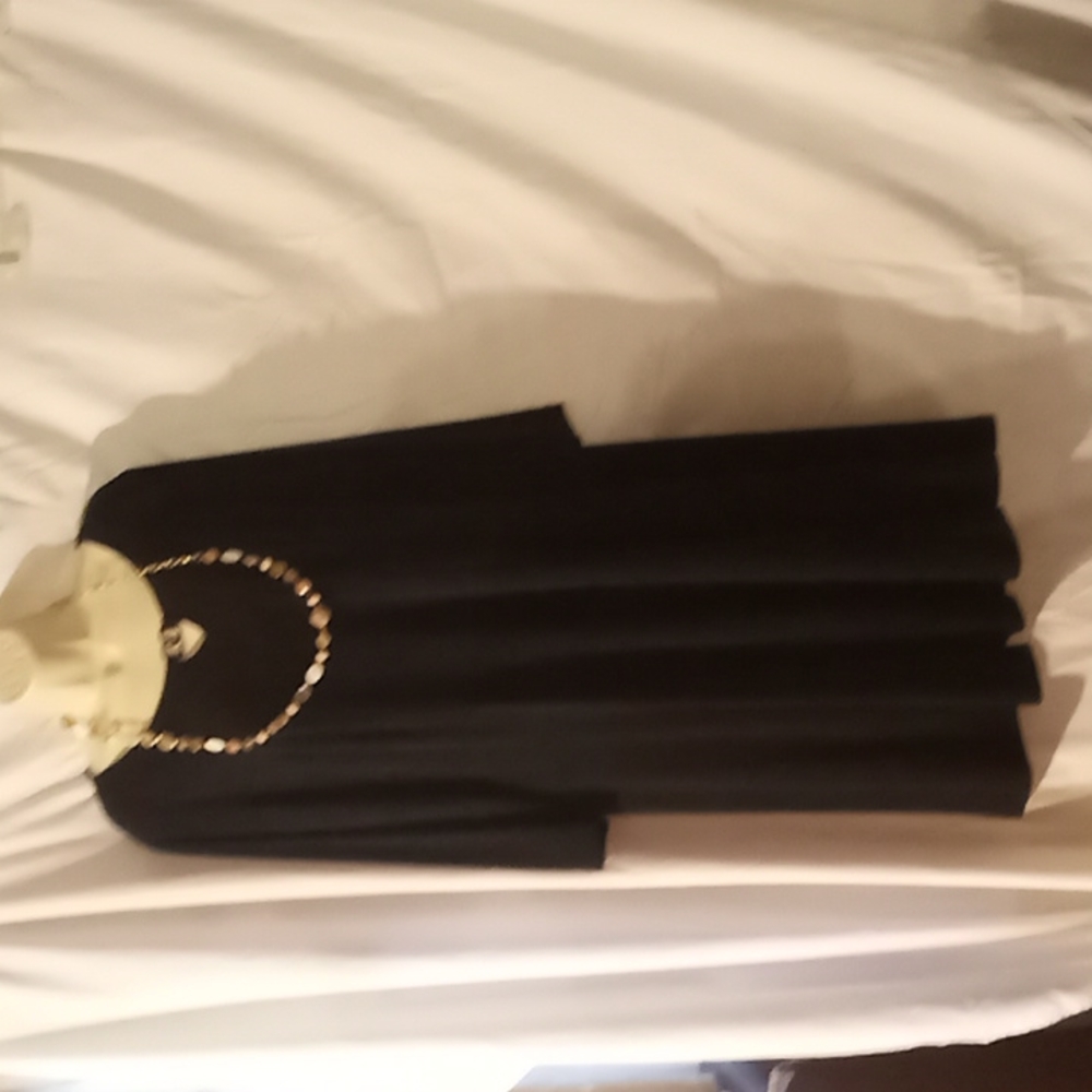 Susan Graver black long sleeve dress.